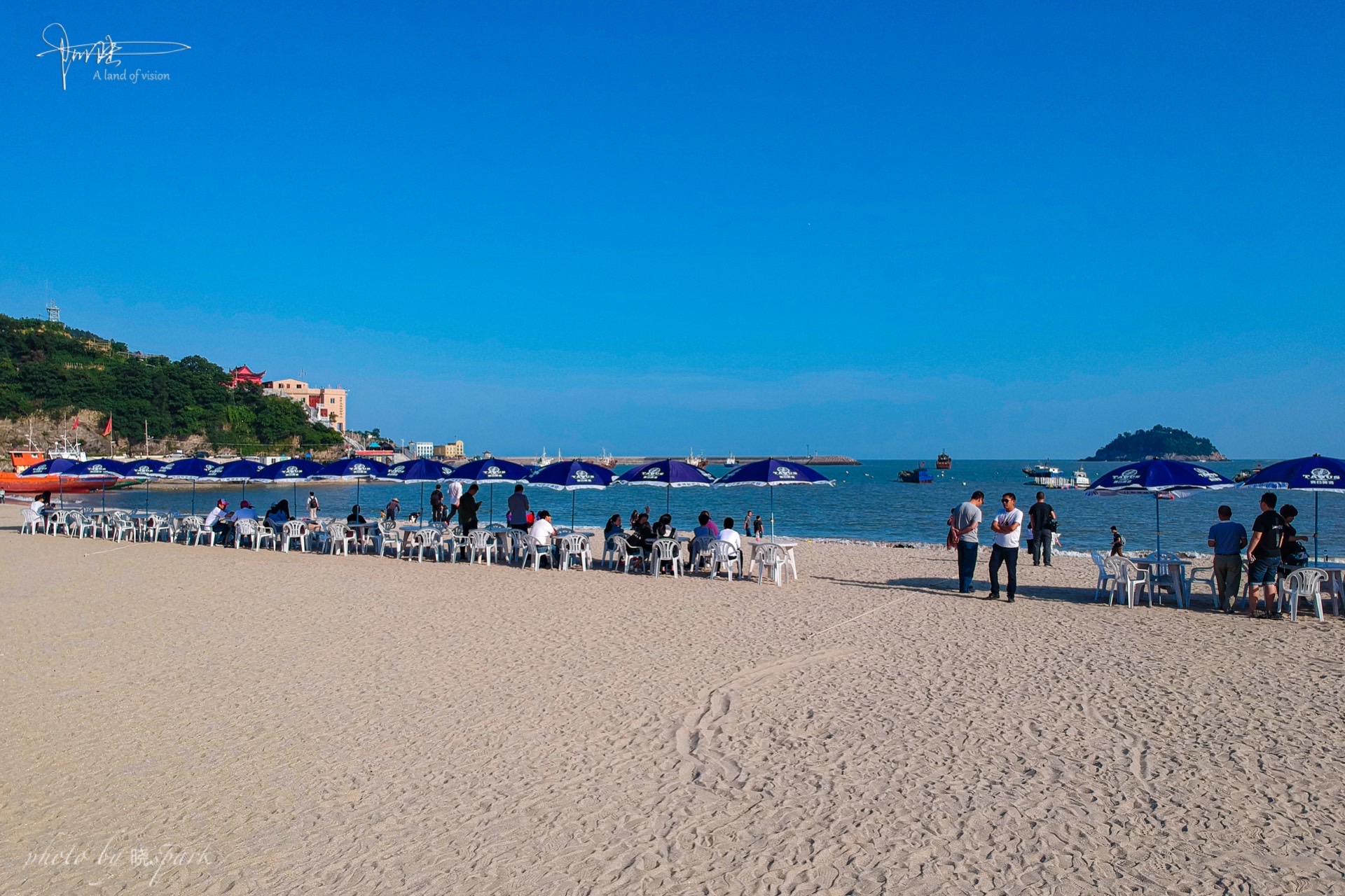 小飞机视角下的炎亭金沙滩,美不美你说了算