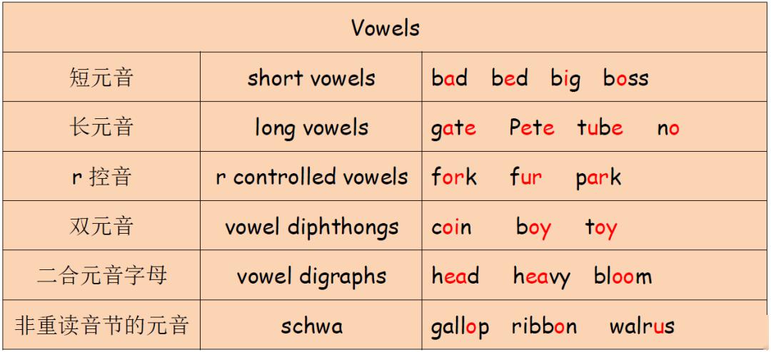 看完这篇自然拼读之元音不再困惑vowels含资源