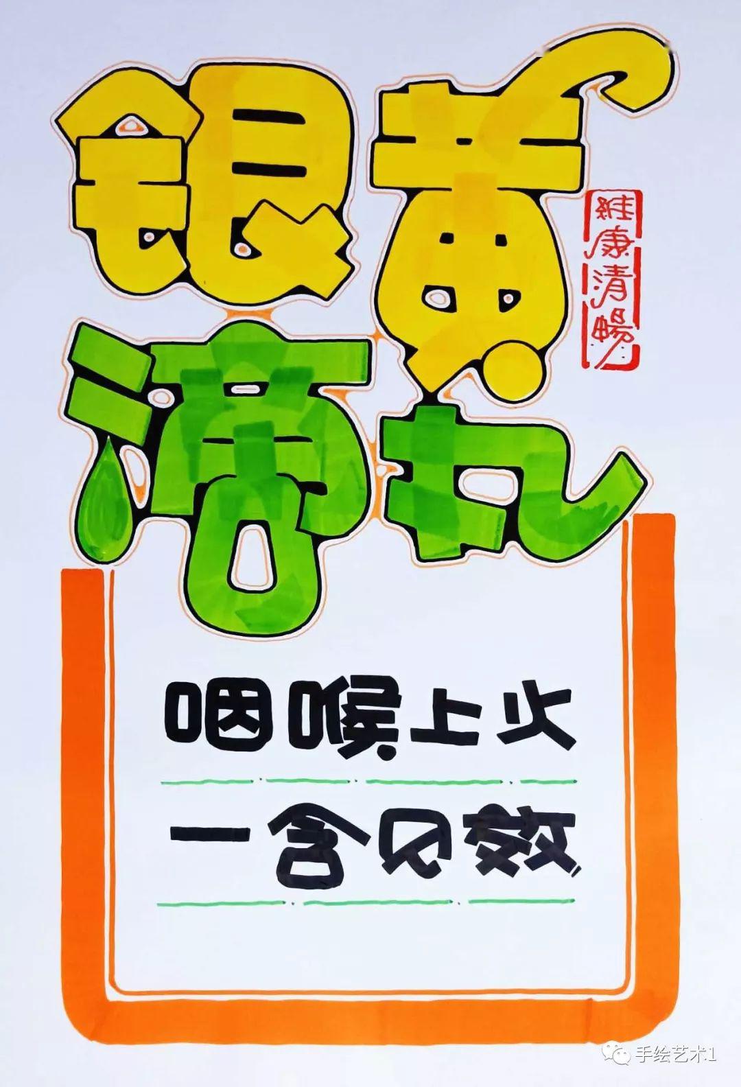 门店商品银黄滴丸海报教程分解及作品模板分享程