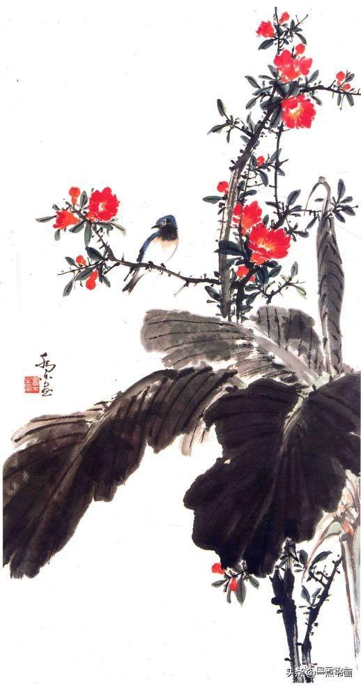 趣色嫣丽乔木花鸟画欣赏第二辑