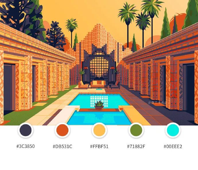 喜欢美式复古风的小伙伴在哪里配色特别美式气息