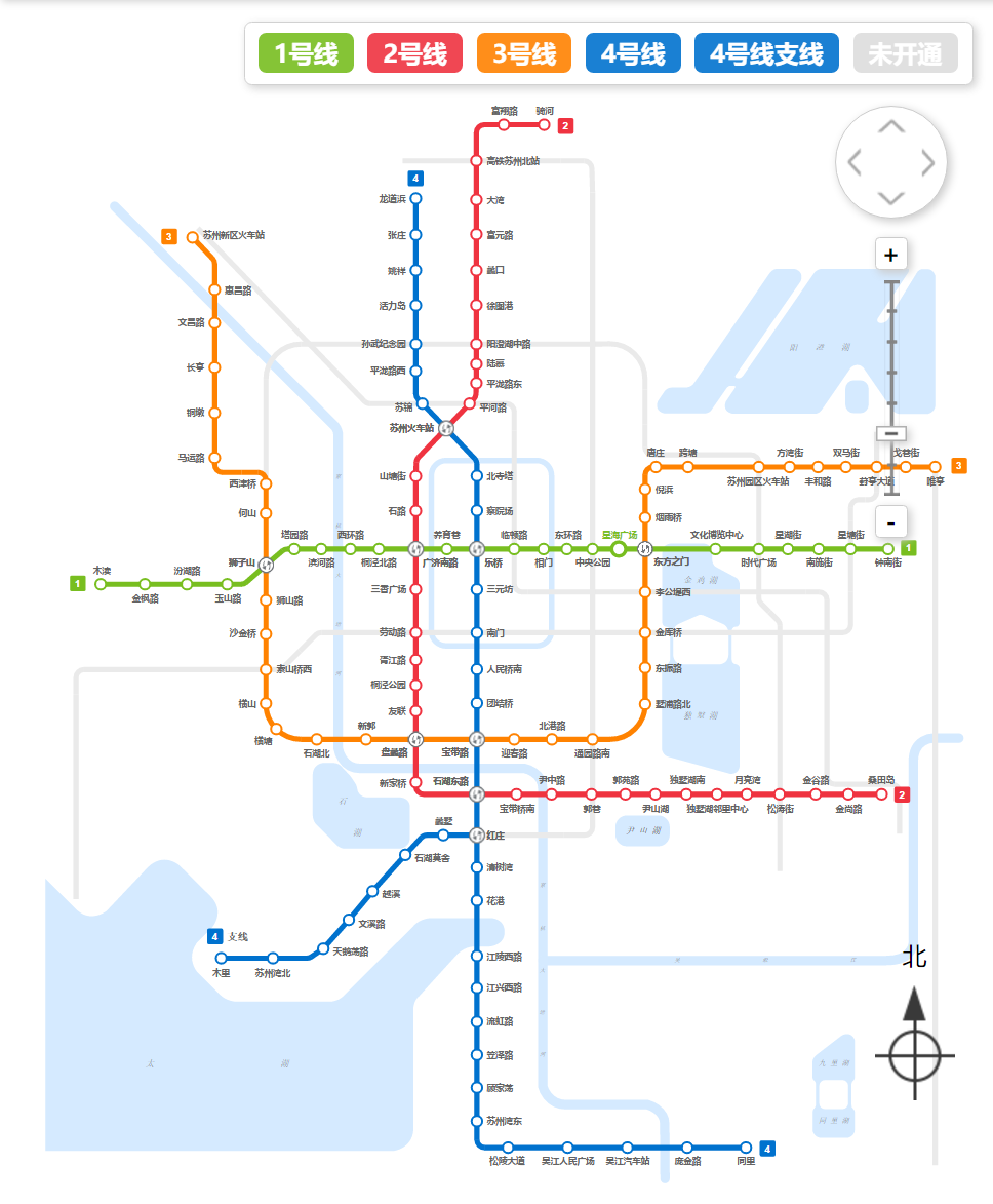 苏州1号线地铁线路图图片