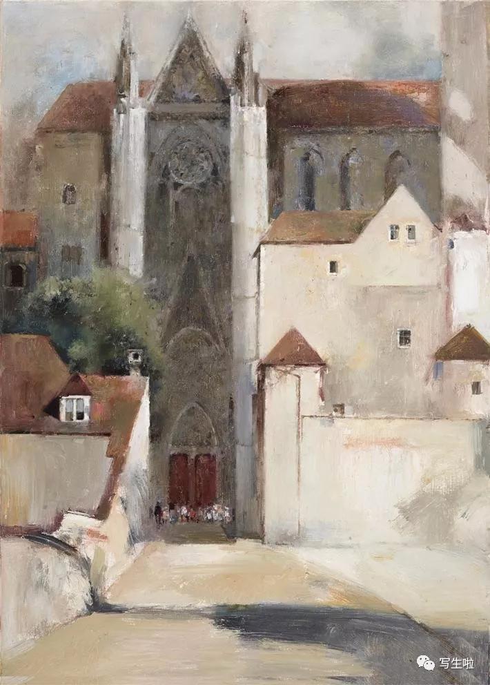 油画风景写生中如何表现灰色调