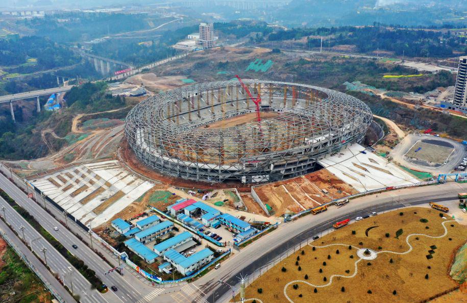 聚焦重大项目巴中新地标川东北最大体育馆预计年底闪亮登场