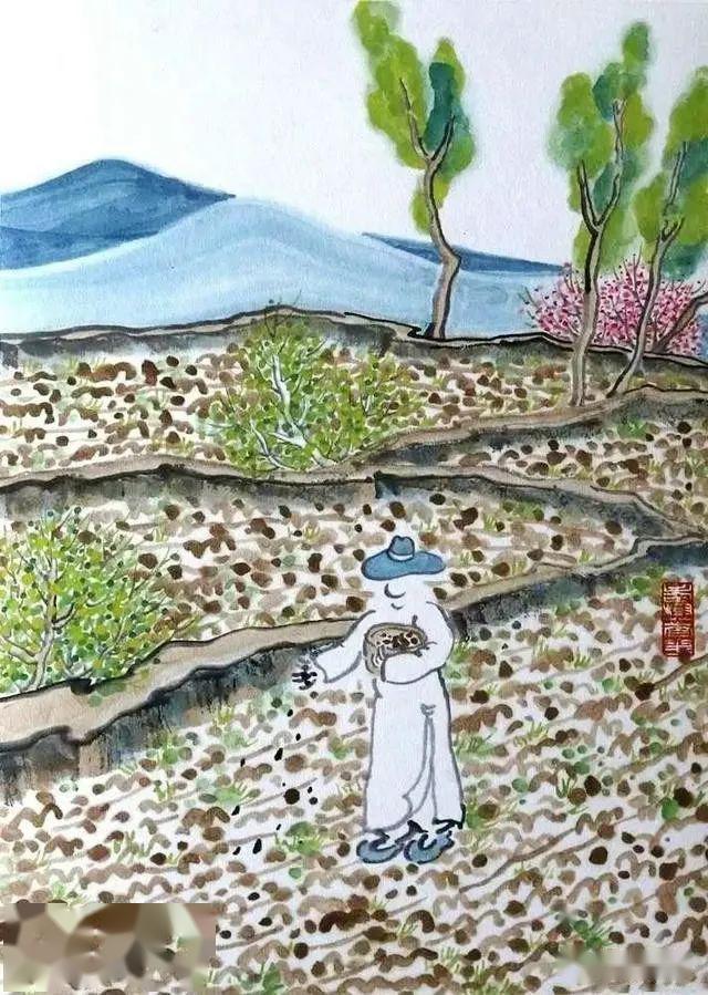 老树画画:春光又明又媚,怎能如此浪费!