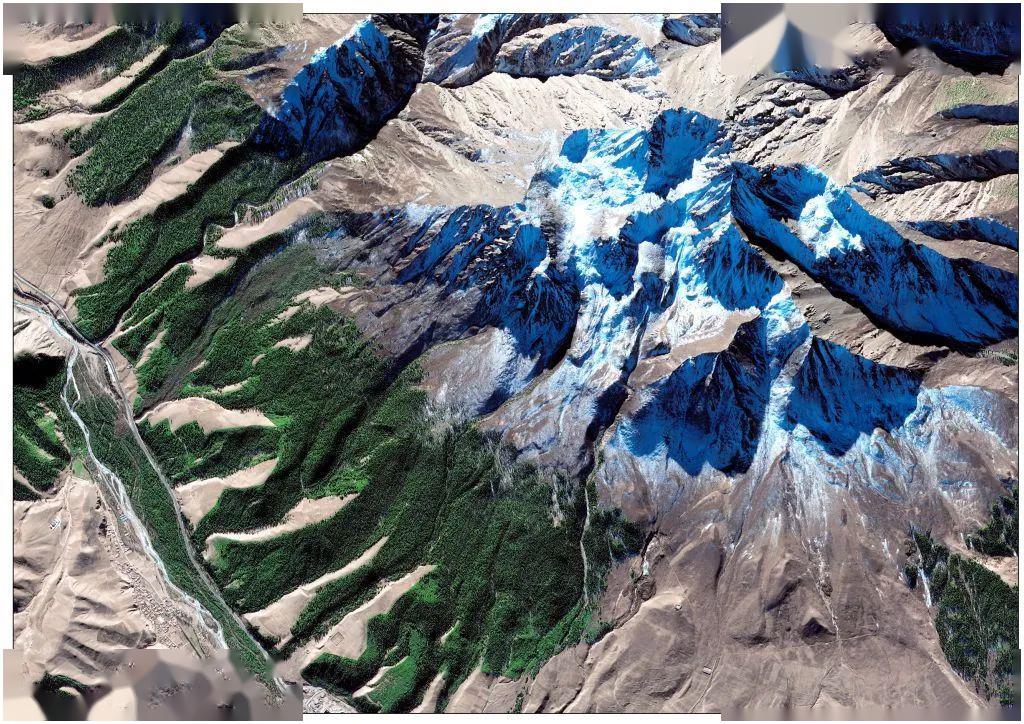 世界地球日卫星视角展现大美青海山高水长再现和谐共生