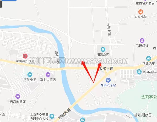 龙南县石人片区规划图图片