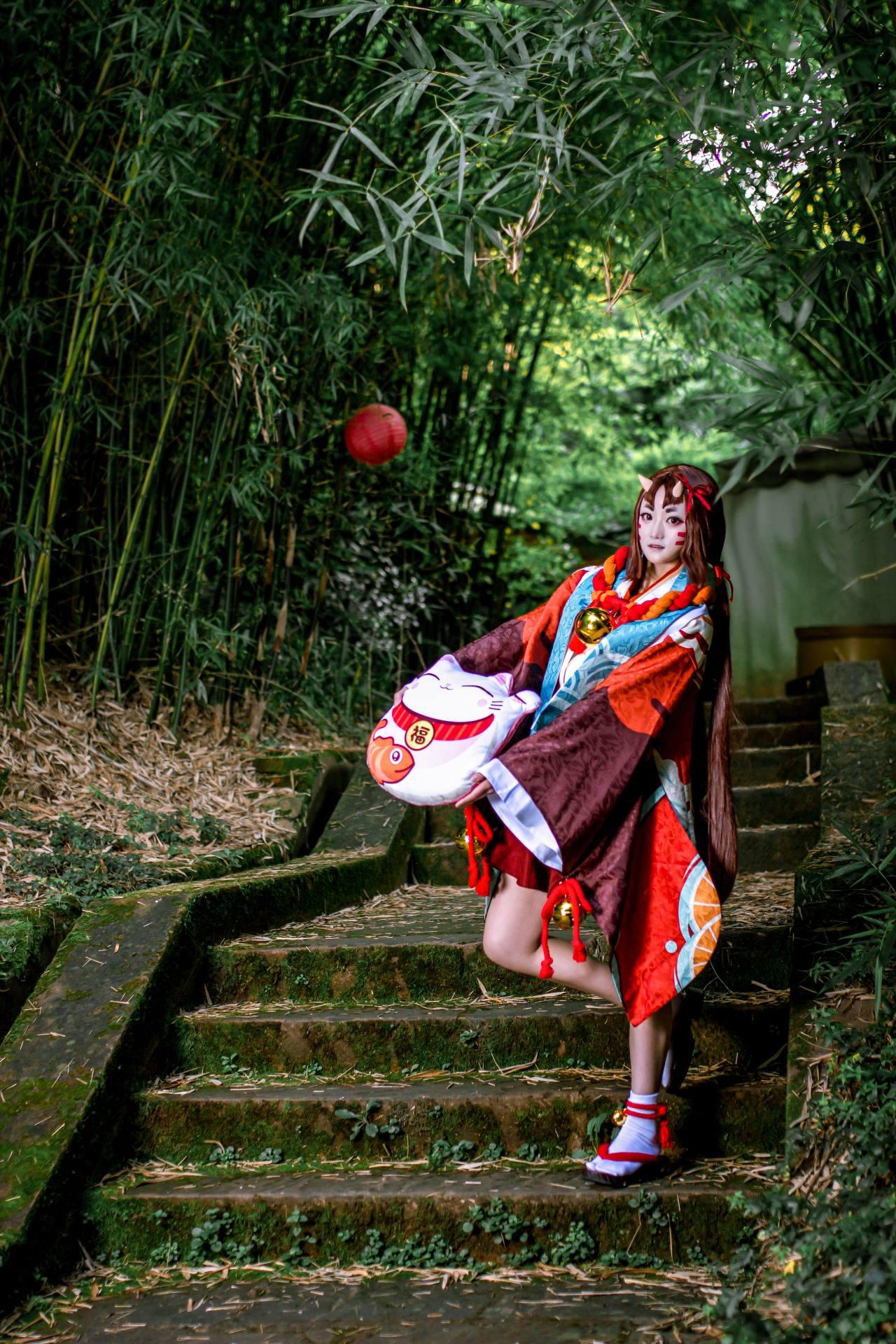 阴阳师座敷童子cosplay