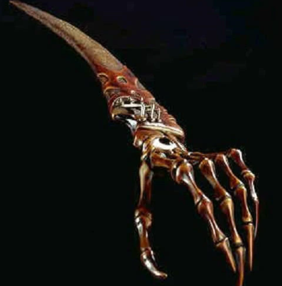 历史上真实的怪异冷兵器一把用镰刀和剑组成一把长2米印度造