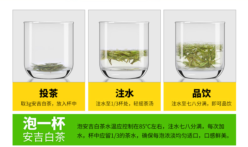安吉白茶泡法介绍安吉白茶如何冲泡更好喝
