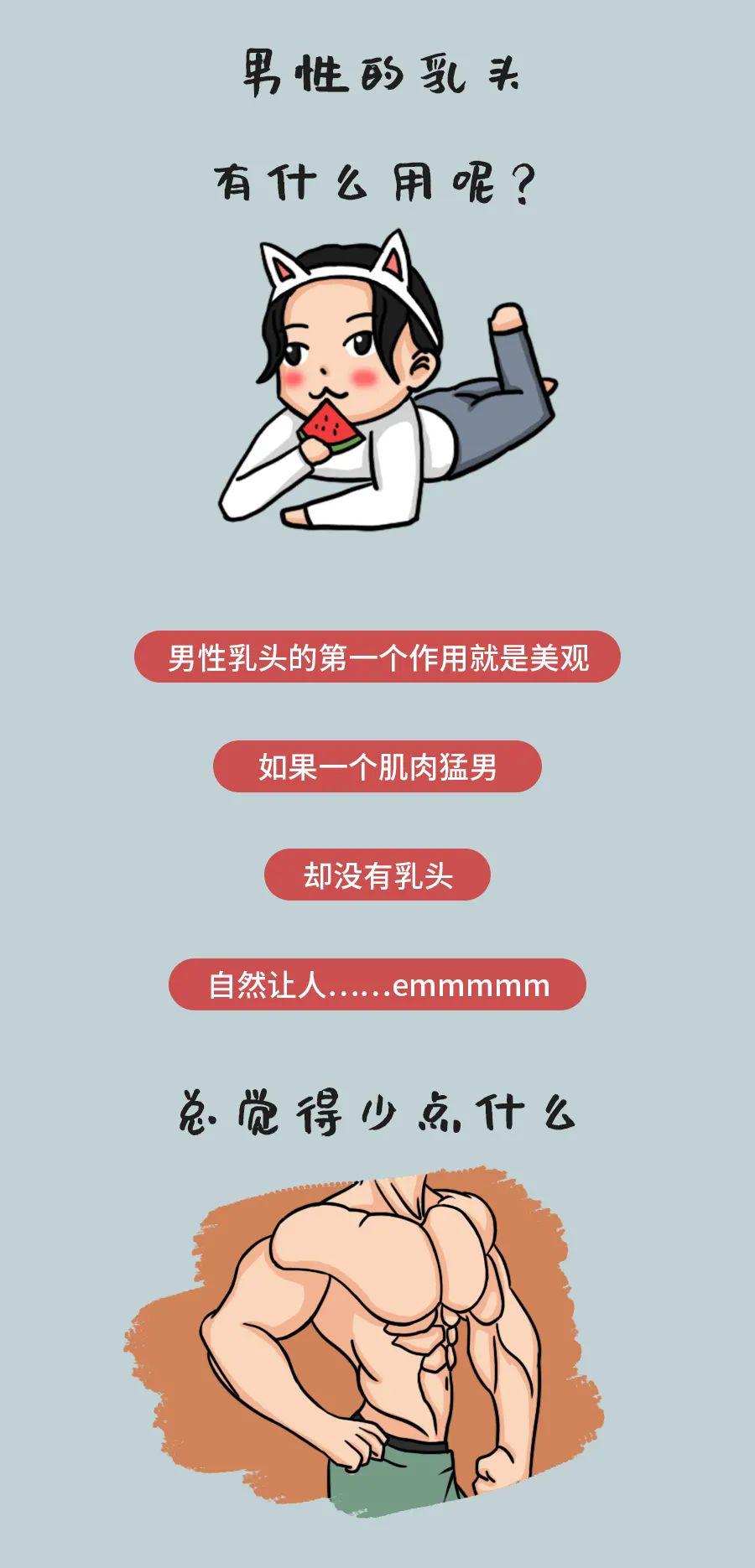 男性的乳头到底有什么用悄悄告诉你男人也会得女人病