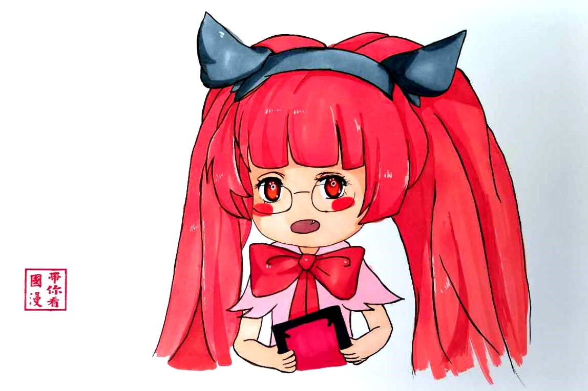 安琪拉手绘:安琪拉这样画,真是萌到我了!