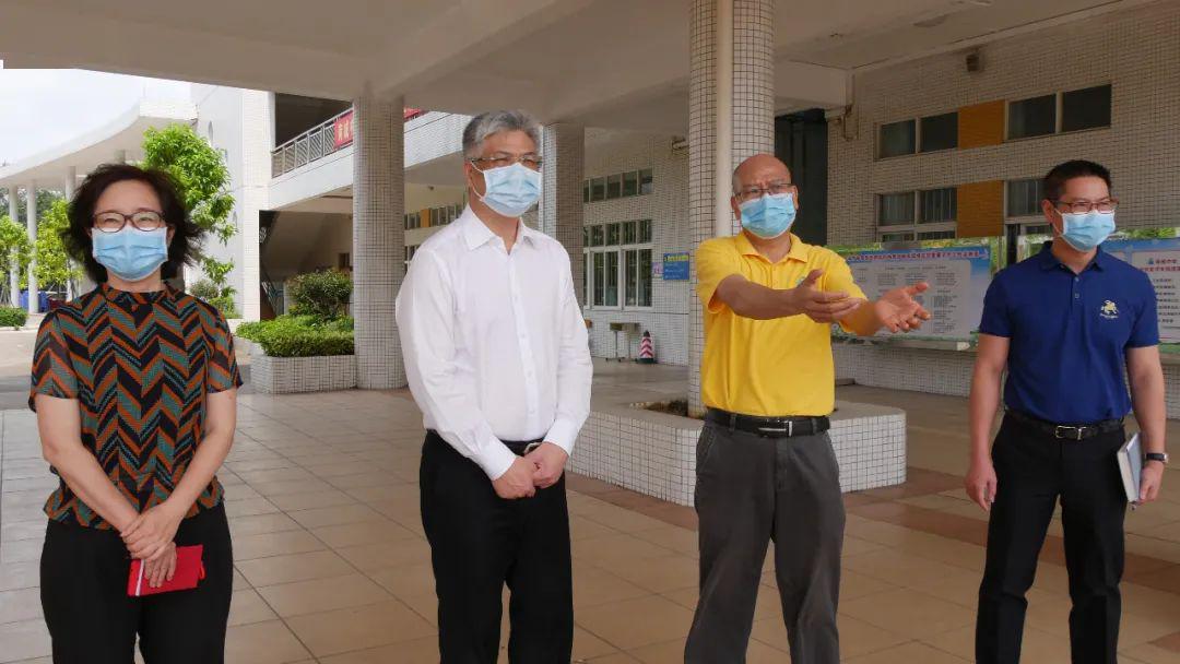 魏宏锐到菊城中学,翔鸿学校督导复学准备工作杨安队表示,小榄中学