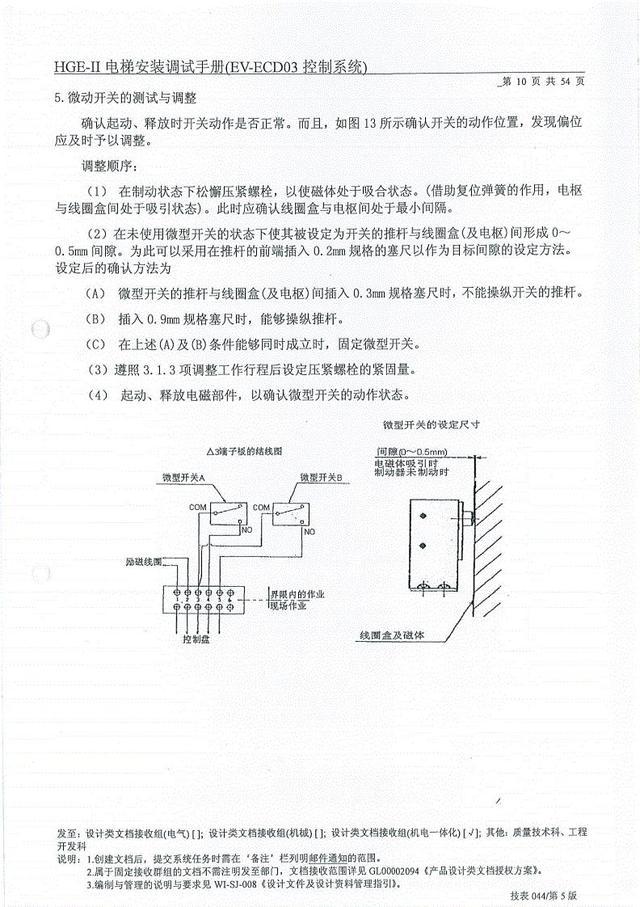 日立hgeii電梯調試手冊