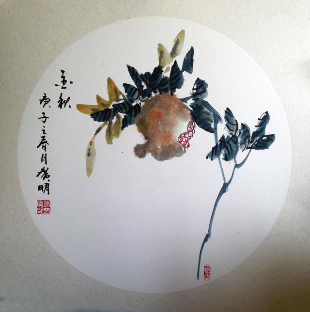 走进张广明先生的水墨画作,赏一场人间春色,盼一季硕果累累