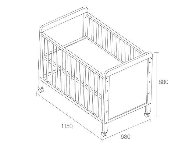 最长情的婴儿床,从出生用到进学——贝影随行魔术师百变婴儿木床