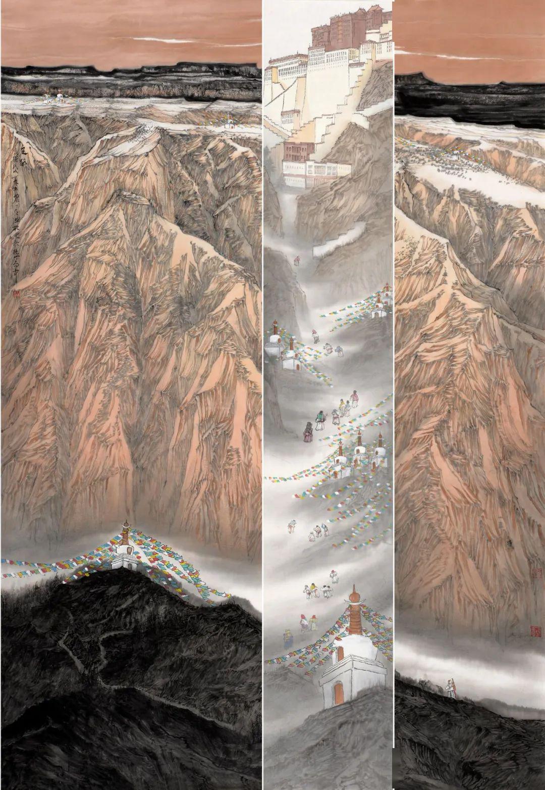 心悟手追妙造自然王炳辰山水画赏析