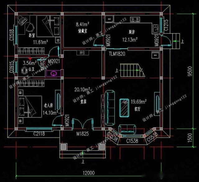 主体造价:18-23万结构类型:砖混结构建筑面积:220平方米占地面积:126.