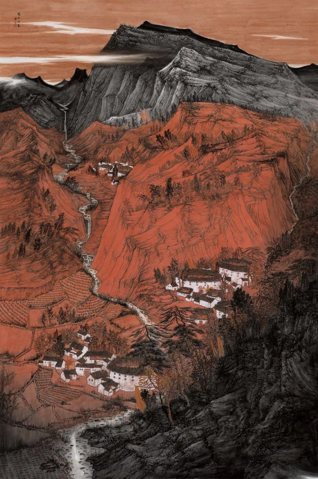 心悟手追妙造自然王炳辰山水画赏析