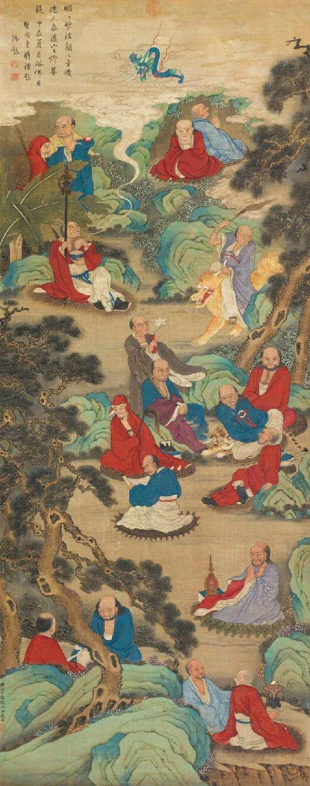 莊嚴肅穆明代畫家丁雲鵬筆下的佛道人物140幅