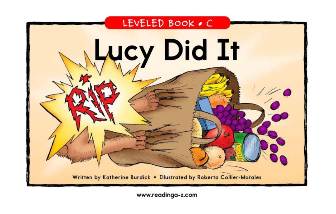 【raz-c-36】lucy did it