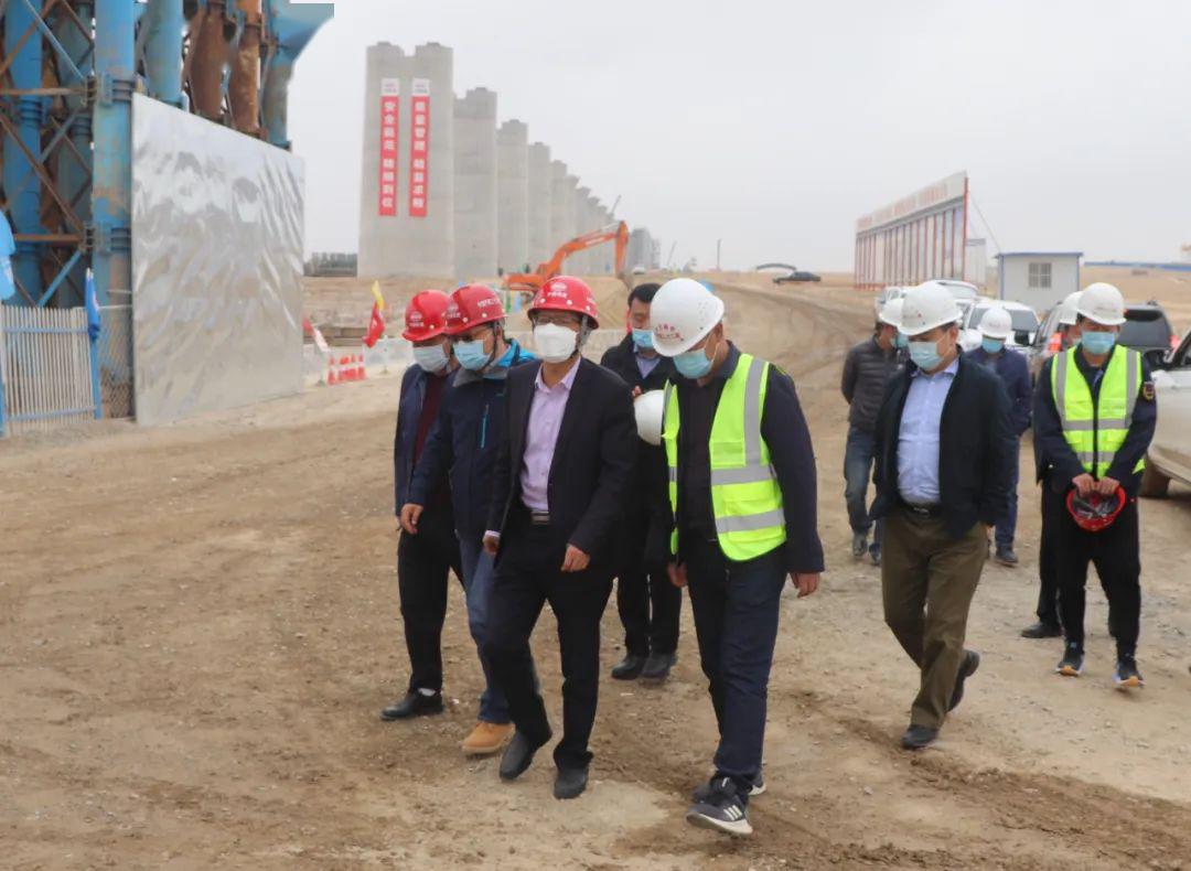 王广建到中兰客专6标项目检查指导工作