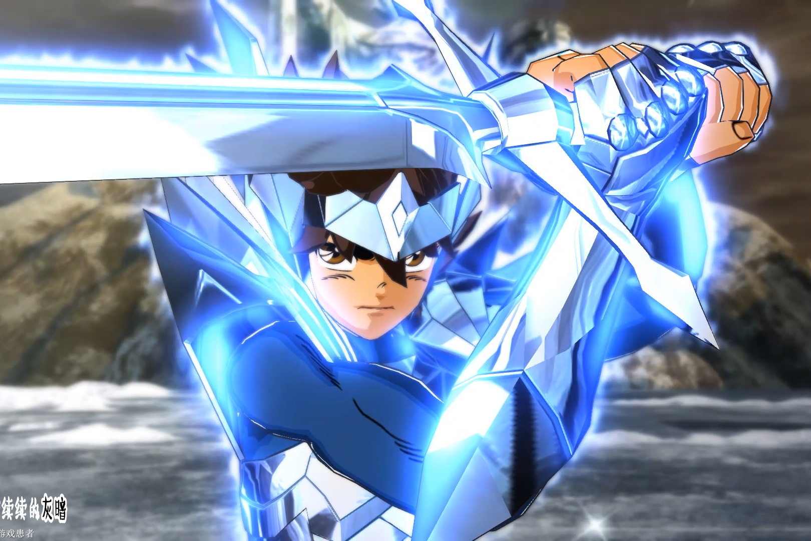 圣斗士星矢奥丁装星矢vs希尔达奥丁怎么会站在圣斗士那边