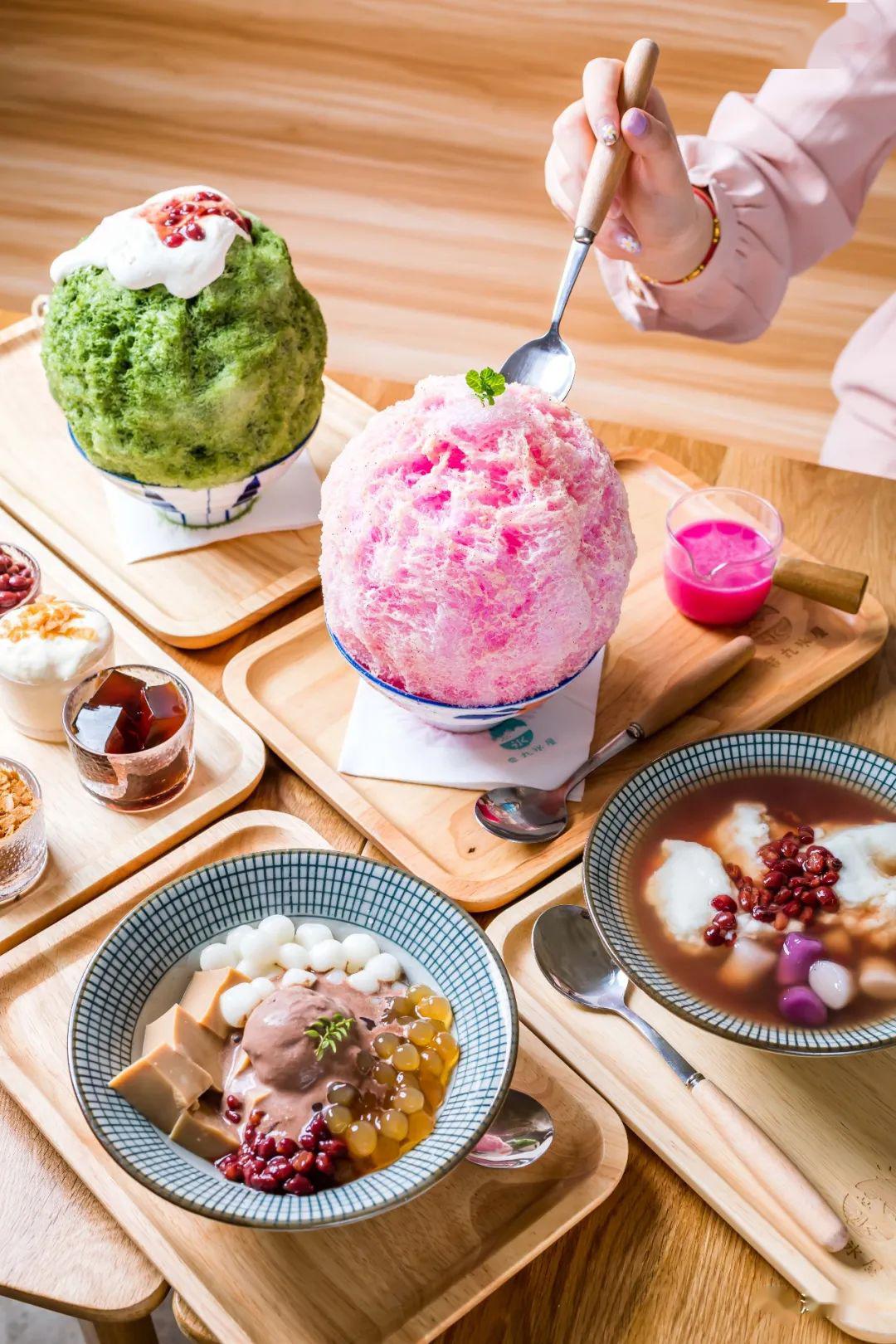 漳州悄悄网红的日式刨冰樱桃小丸子剧里同款