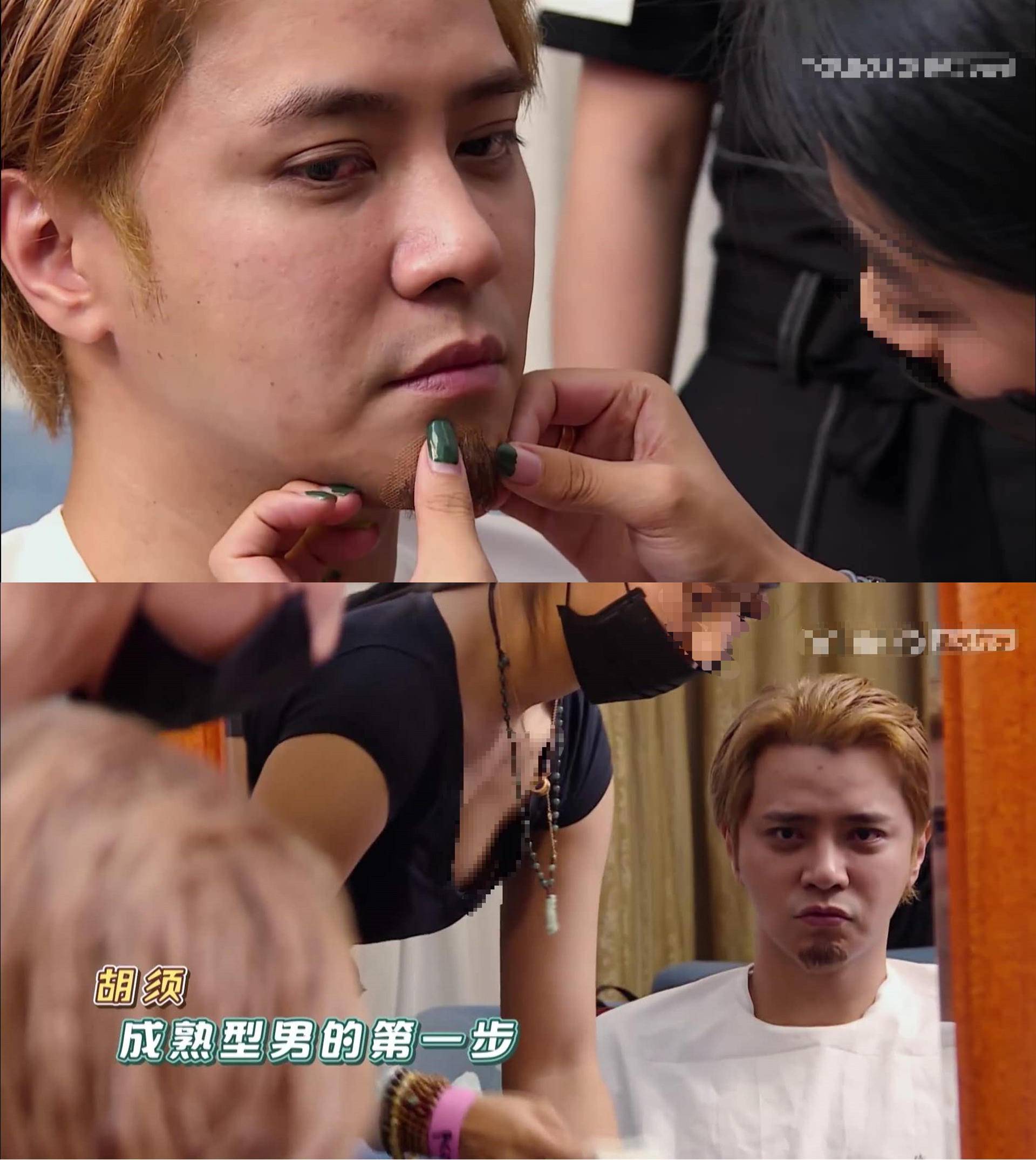 关系太乱化妆师曾弯腰穿低胸装化妆罗志祥眼神飘忽不定