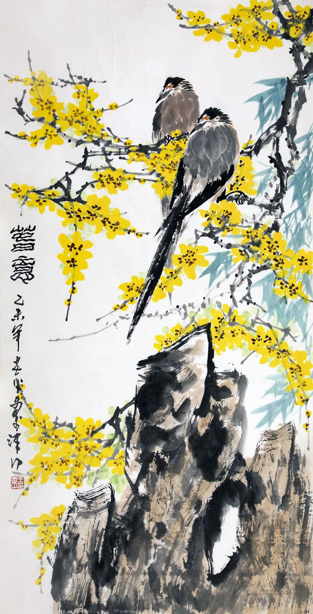 走马观"画"talking|王书平《春意》