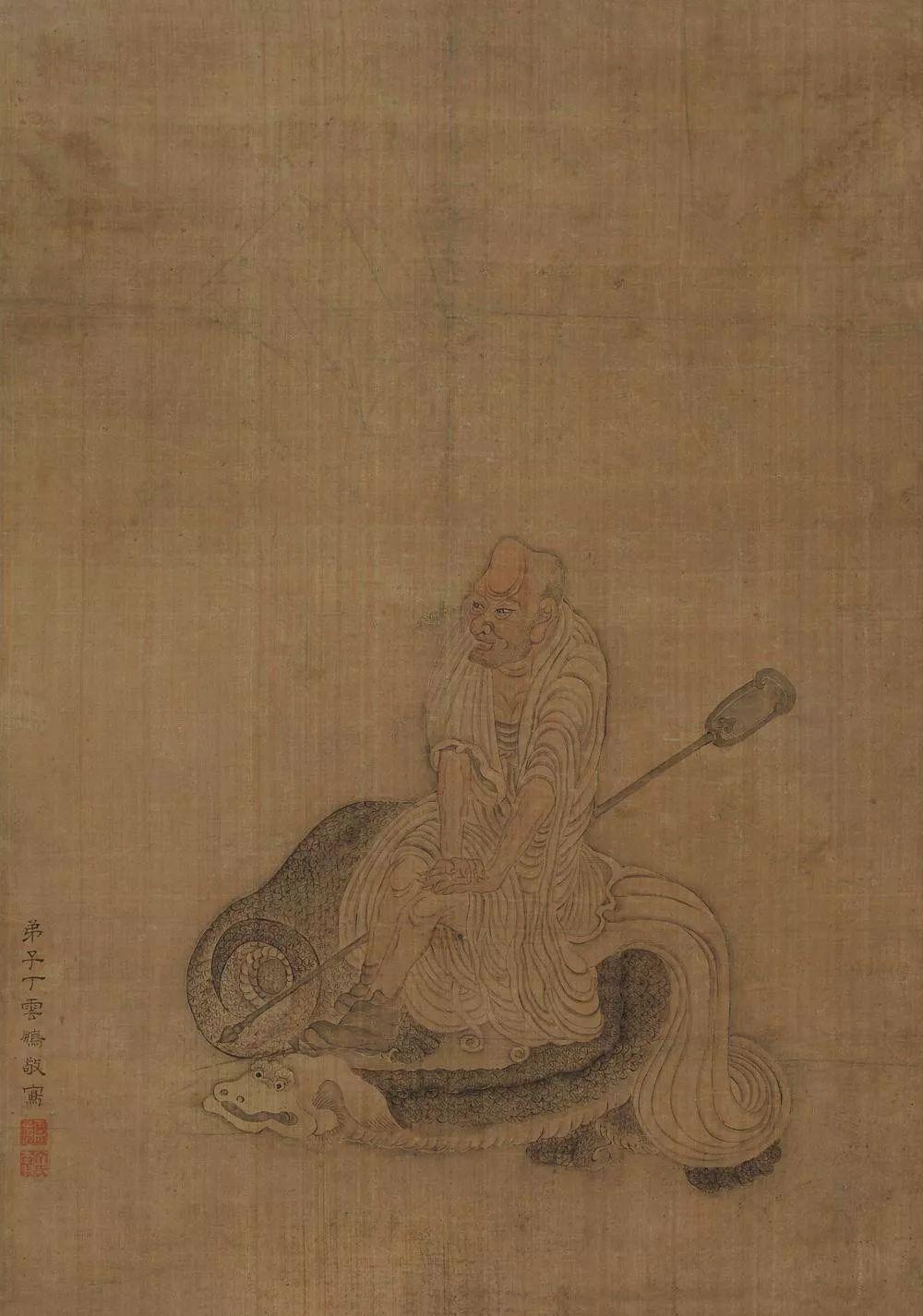 庄严肃穆明代画家丁云鹏笔下的佛道人物140幅