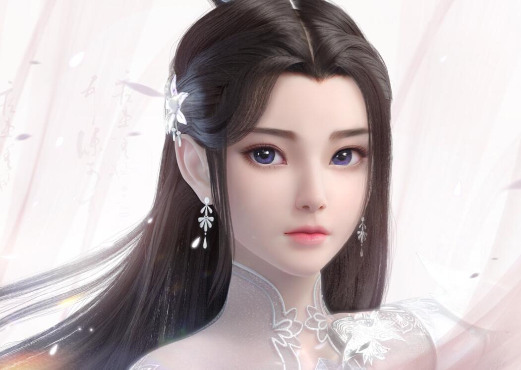 原创梦幻新诛仙冰山美人登场经典白衣让人怀念少女气质好评