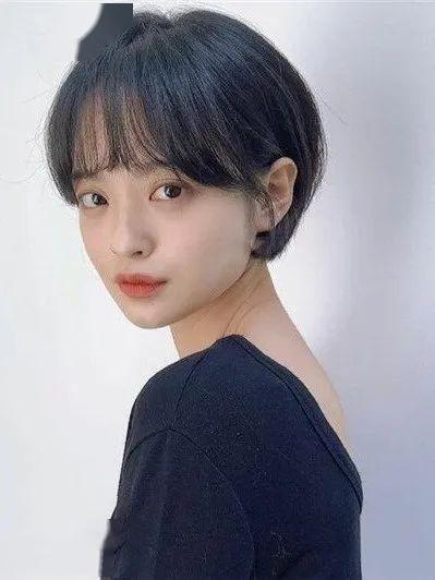 女生刘海发型图片2020图片