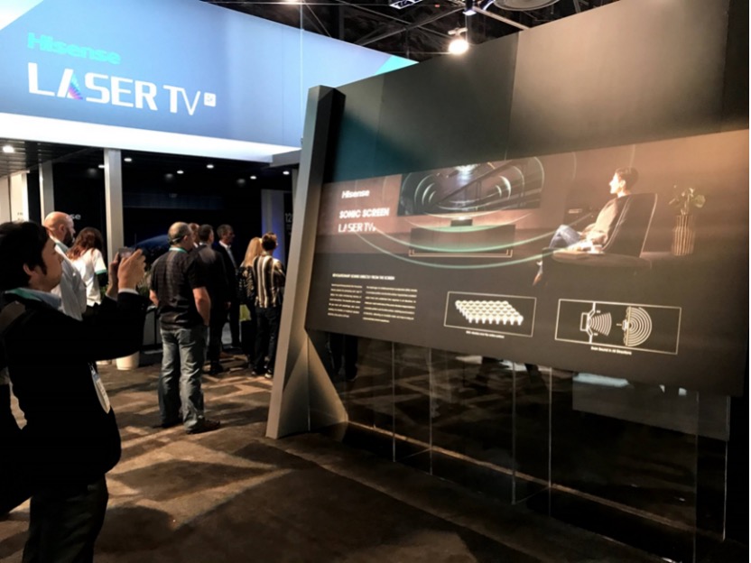 让10万个蜂巢振动发声,海信全声屏激光电视中国上市-家电圈官网