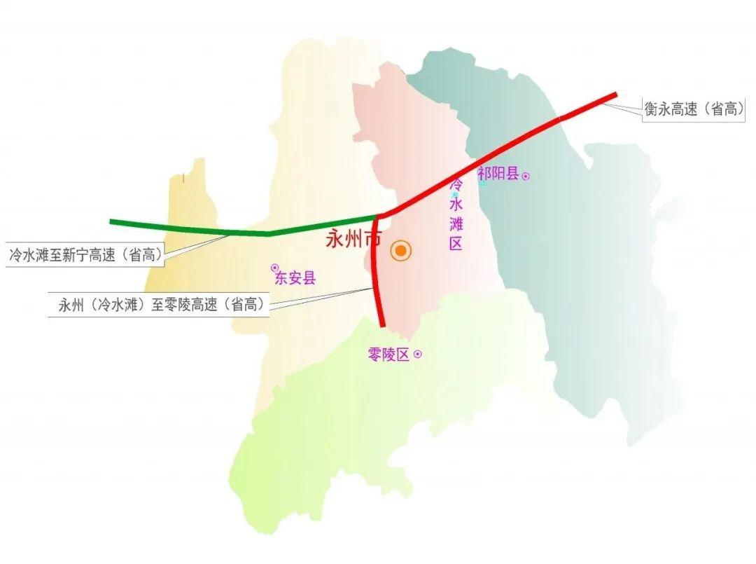 永州3条高速公路即将开工有的经过东安多个乡镇