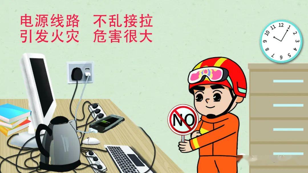 蓝朋友版校园消防漫画来了复学防疫防火两不误