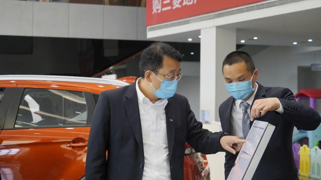 广汽集团总经理冯兴亚一行莅临广汽三菱调研指导