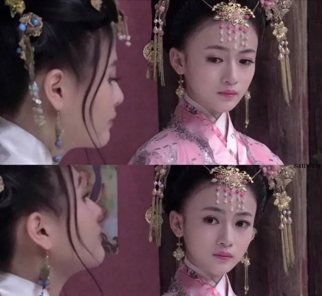 屏风美人吴谨言太好看了都被延禧攻略中的造型害惨了