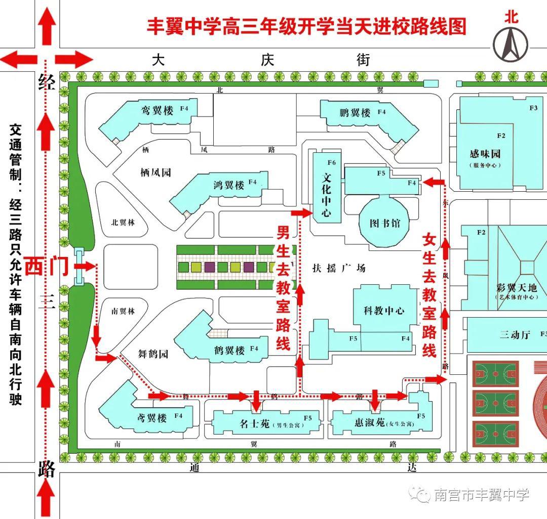 南宫丰翼中学高三年级开学温馨提示