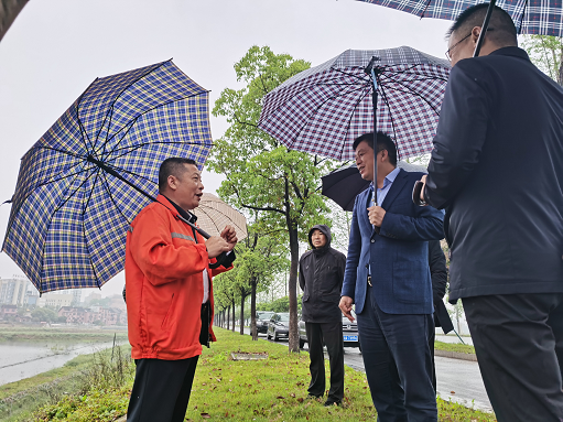 望城区人民政府副区长易文龙调研望城荷花虾产业