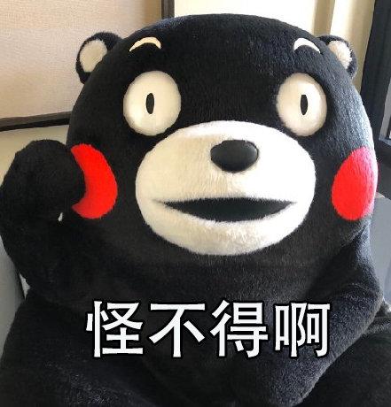熊本熊表情包跑步图片
