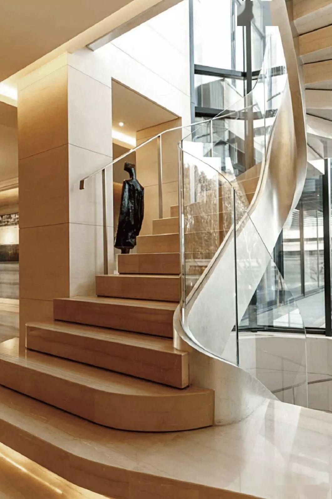 上海楼梯展 | 设计让楼梯华丽转身,28款复式楼现代简约风格楼梯设计!