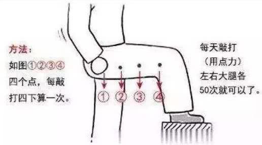 肝经刮痧方向图图片