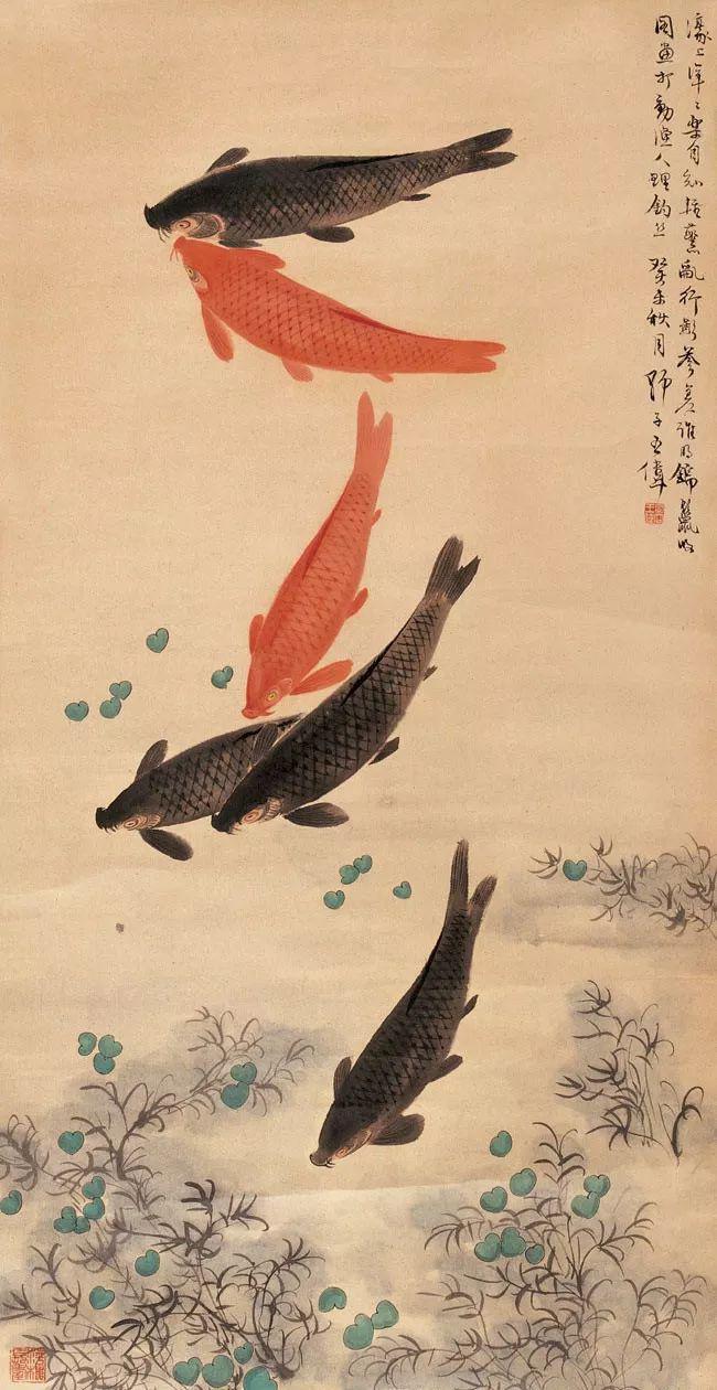 曾与齐白石齐名的他画的花鸟鱼画太美了