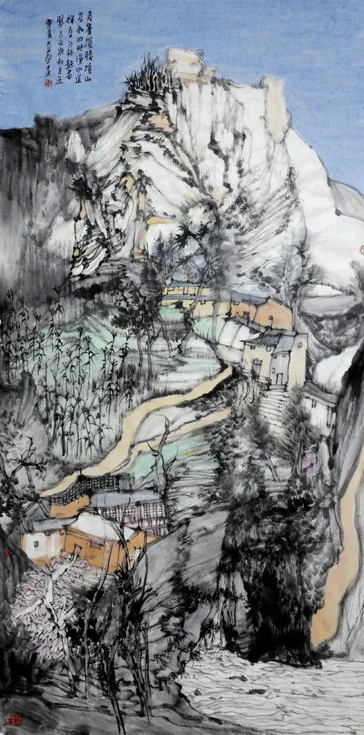 作者:周祖光作者:葛继慧优秀艺术家创作的全景式构图山水画大多有这样