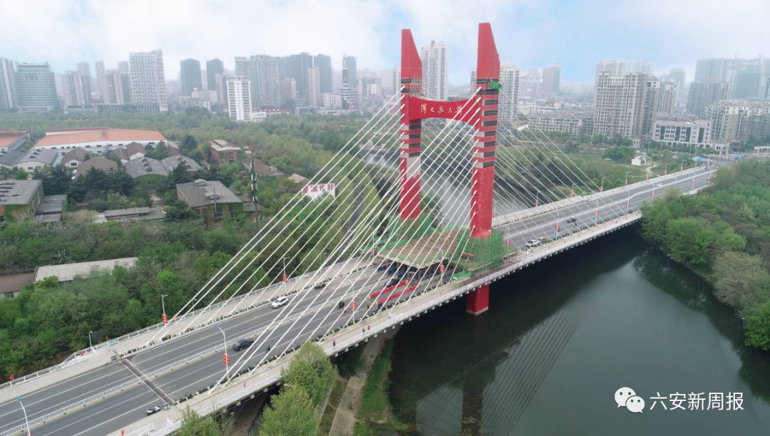 六安淠河即将新建大桥图片
