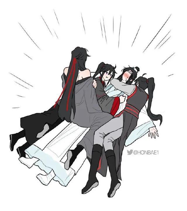 魔道祖师/忘羡:蓝湛,救命啊,三个魏婴啊!