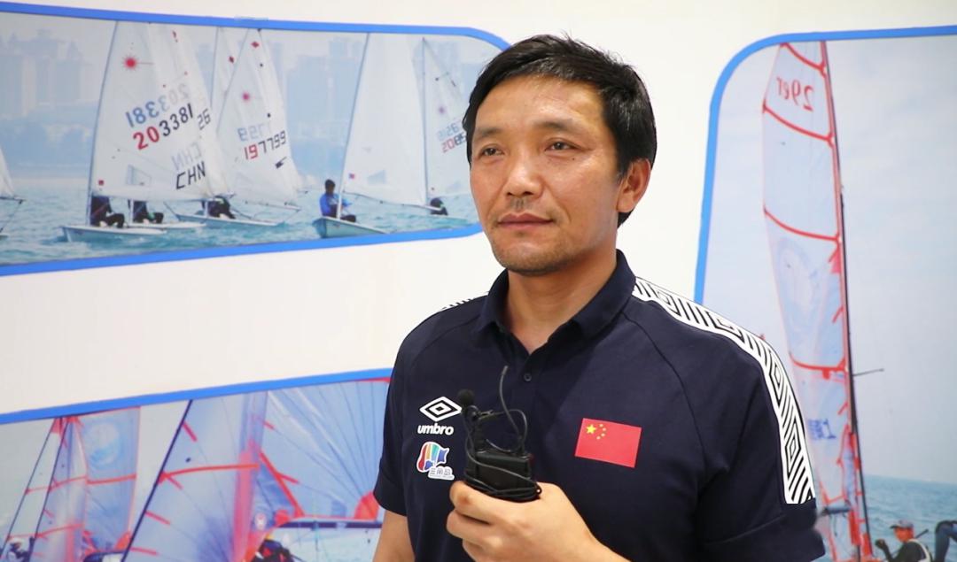 国家帆船帆板队激光雷迪尔级主教练池强对本次大合练中运动员们的表现