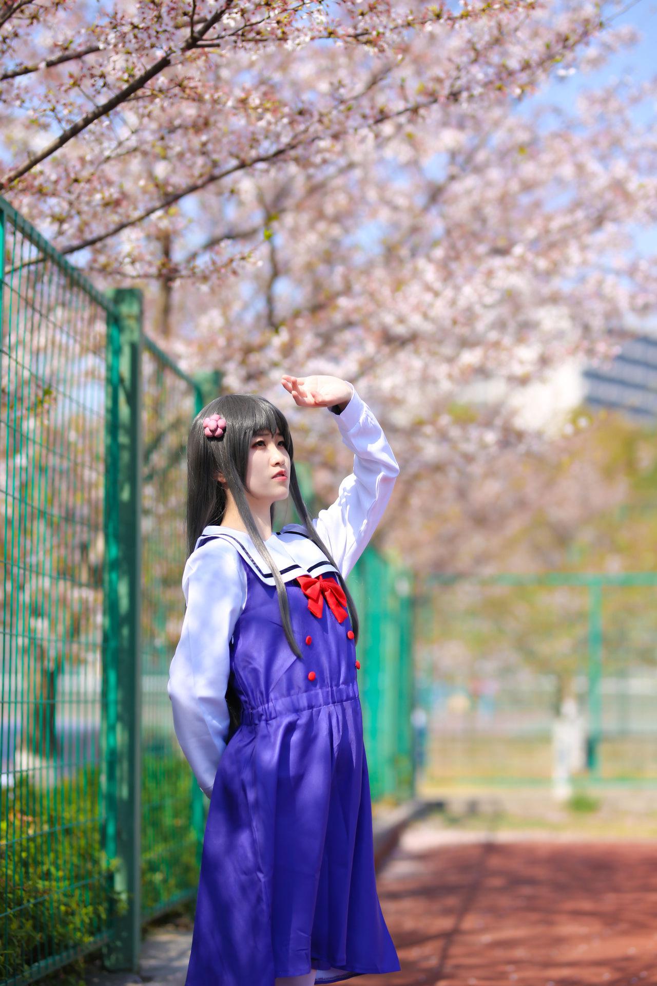 天使降临到我身边白咲花cosplay_菟子