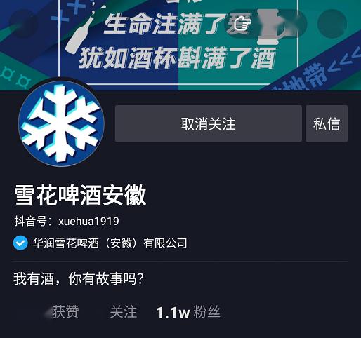 快乐风向标雪花啤酒啤一下乐开花抖音挑战赛fun肆来袭